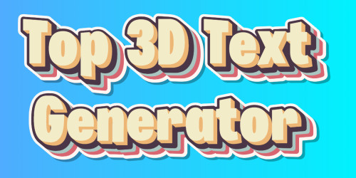 Top 3D Text Generator Websites