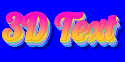 3D Text