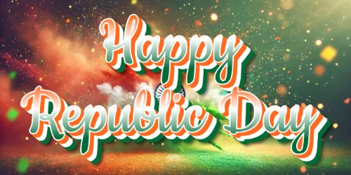 Happy Republic Day Font