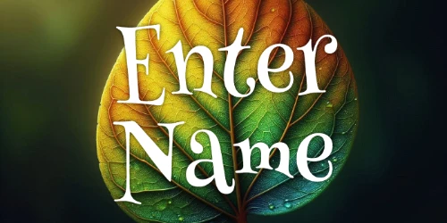 Leaf Nature Font