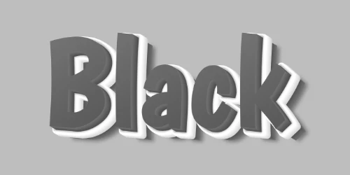 Black Text