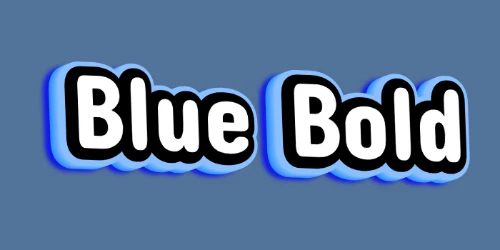 Blue Bold