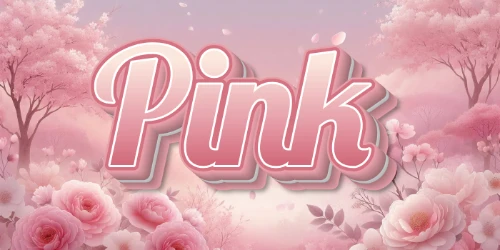 Pink Font